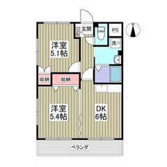 MK💞✨敷金ゼロ✨礼金ゼロ✨仲介手数料ゼロ✨東北本線「東大宮」駅 バス3分 バス停まで徒歩5分👣角部屋🌟ＣＡＴＶあり🌟TVインターホン☎エアコン🌟の画像