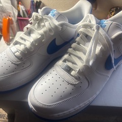 NIKE エアフォース1 ブルー  28センチの画像