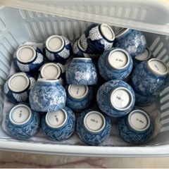 大型急須　有田焼　湯呑み 20客 高山窯 来客用　法事 婚礼 お茶会 茶道 茶室　生活雑貨 食器 茶器の画像