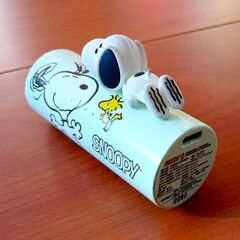 【スヌーピー】ポータブル モバイルバッテリーの画像