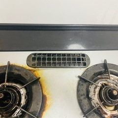 ガスコンロ　2口+グリル　リンナイの画像