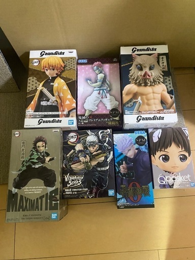 鬼滅の刃 呪術廻戦 エヴァンゲリオン フィギュアセット