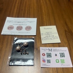 イヤリング コットンパール風 ニッケルフリー 日本製 Jewel...