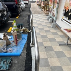 新築飲食店等の基礎工事、外構工事　　施工管理の画像