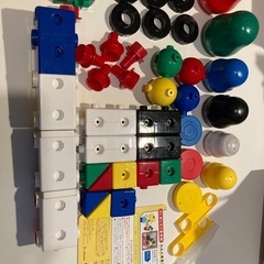 いろりん★知育ブロック★ねじって！のりものブロック★まとめ売りの画像