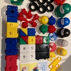 いろりん★知育ブロック★ねじって！のりものブロック★まとめ売りの画像