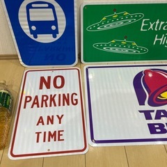 アメリカ　雑貨　看板　サイン　標識　トラフィックサインの画像