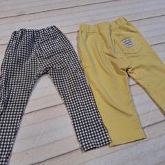ユニクロ ズボン ボトムス 90 100 UNIQLO 90cm 100cmの画像