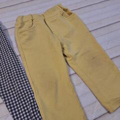 ユニクロ ズボン ボトムス 90 100 UNIQLO 90cm 100cmの画像