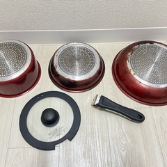 【5点セット】フライパン　鍋の画像