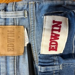 EDWIN ジーンズ　親子 デニムパンツ ジーパン 古着 ストレートの画像