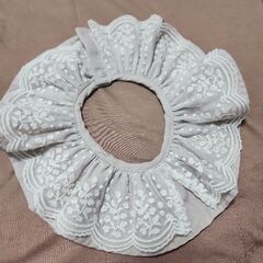 まとめ買いの方無料　juo コットンレース　付け襟 首回り　52...