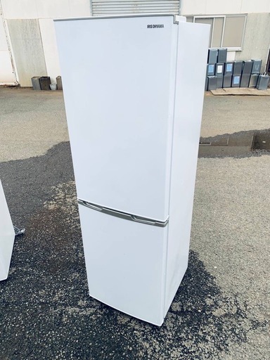 ♦️アイリスオーヤマノンフロン冷凍冷蔵【2021年製】IRSE-H16A- W
