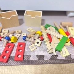 木製大工さんセットの画像