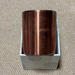開化堂 茶筒 銅 平型 200g
