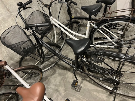 自転車　ママチャリ　　26インチ　黒