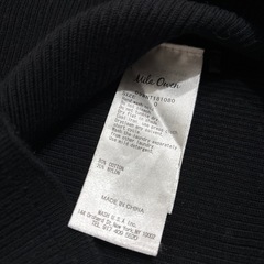 Mila Owen 黒 ノースリーブニット Sの画像