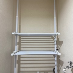 (決まりました)つっぱり洗濯機ラックの画像