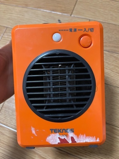 TEKNOS モバイルセラミックヒーター オレンジ TS-320