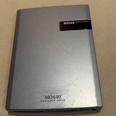 ポータブルMOドライブ　I-O DATA アイ・オー・データ USBケーブル付きの画像