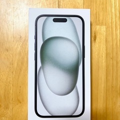 【新品・本日購入】Apple iPhone15 128GB　ブラック　SIMフリー