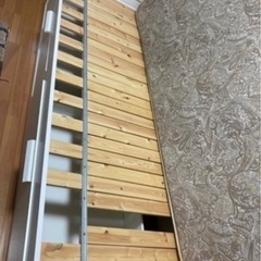 IKEA収納付ベッドフレーム&フランスベッドマットレス付の画像