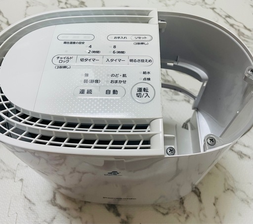 パナソニック加湿器（使用10回未満）