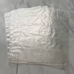 名刺、カード入れ　リフィル20ポケット(両面)5枚セット
