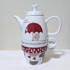ティーポット＆カップ(未使用)　Tea For Two　Shinzi Katohの画像