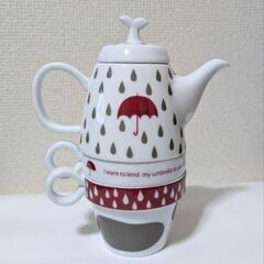 ティーポット＆カップ(未使用)　Tea For Two　Shinzi Katohの画像
