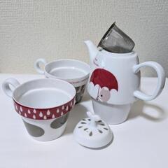 ティーポット＆カップ(未使用)　Tea For Two　Shinzi Katohの画像