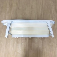 ベビーバス　カリブ　Karibu ホワイト　リトルプリンセス　ベイビーバスネットの画像