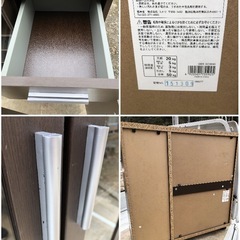 配達可　キャスター付きキャビネットの画像
