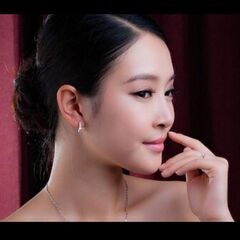 j→→→m43-2/刻印/ブリリアントダイヤモンドＣＺ１連サークルパヴェピアスC＊Bの画像