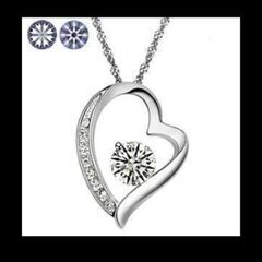 j→→→m43-2/ブリリアントハートパヴェペンダントＷＨ　C＊Bの画像