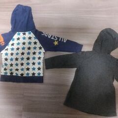 ②こども服　子ども服　子供服　長袖　パーカー　上着　ジャンバー　コムサイズム　100の画像