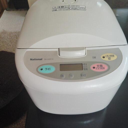 中古品　松下電器IHジャー炊飯器
