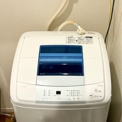 三鷹市　ハイアール全自動電気洗濯機2015年製2016年購入　5.0kg　の画像