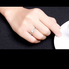 j→→→m43-2/ダイヤモンドＣＺブリリアントエックスデザインリングRDXの画像