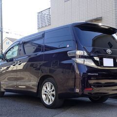 即乗りＯＫ 車検8年12月 ヴェルファイア 2.4Z HDDナビ フルセグTV DVD再生機能 Bluetooth フリップダウンモニター バックモニター 両側パワスラ スマートキー HID ETCの画像