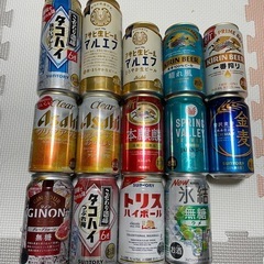 バジルシードドリンク2本と酒類まとめ売り14本の画像