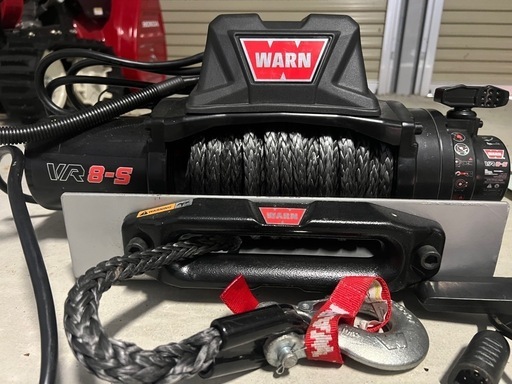 WARN VR 8-S ウインチ 合成ロープ付き