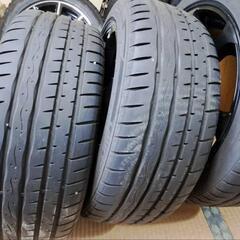 タイヤ使用期間4ヶ月‼️ワークエモーション 18インチ 夏タイヤホイールセットの画像