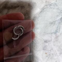 j→→→m43-2/刻印/ブリリアントダイヤモンドＣＺ１連サークルパヴェピアスC＊Bの画像