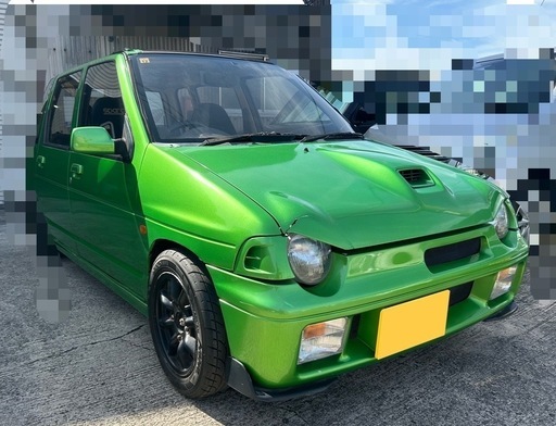 ha11s f6a ツインカム載せ替え車両　5mt 検無し 後期アルト顔面移植!F6Aツインカムターボスワップ!5速MT!HA11S型アルト