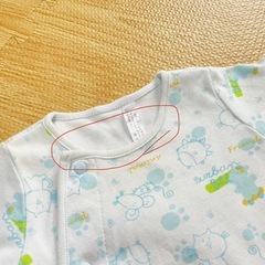 サイズ60-70 綿100% ベビーロンパース　長袖　2枚セットの画像