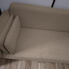 ファブリックソファ　２人掛けの画像