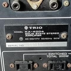 （お話し中）TRIO ステレオ プリメインアンプ KA4004 動作品 希少ビンテージの画像