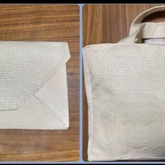 織が素敵な帯リメイク　数寄屋袋&トートバッグ(写真③)　新品