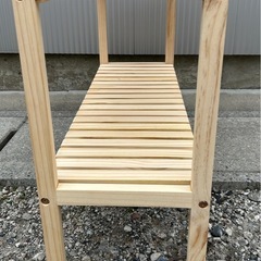 木製　ラックの画像